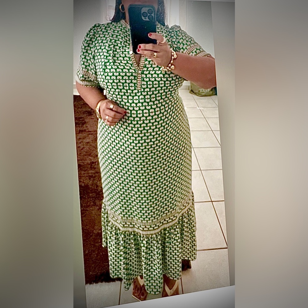 Patterned maxi dress